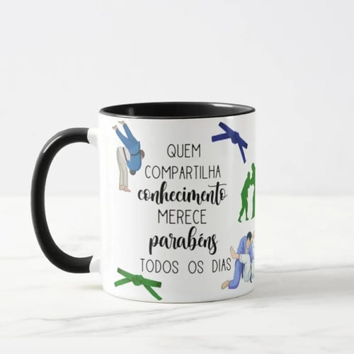 Caneca Artes Marciais Presente Dia dos Professores Sensei