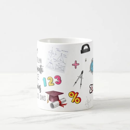 Caneca Presente Dia Dos Professores Professora De Matemática