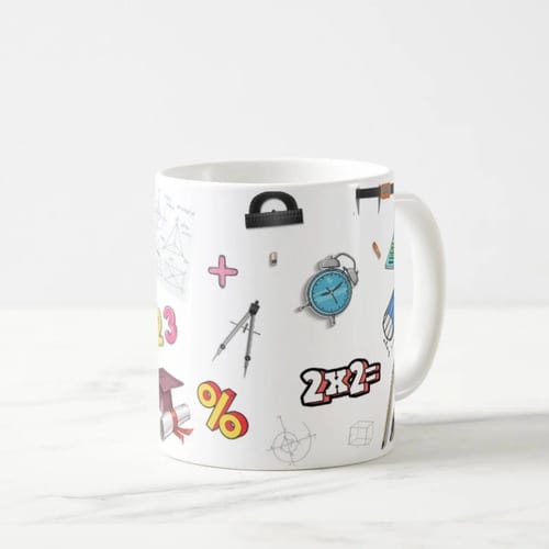 Caneca Presente Dia Dos Professores Professora De Matemática