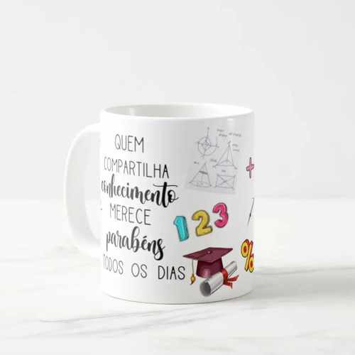 Caneca Presente Dia Dos Professores Professora De Matemática