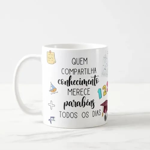Caneca Presente Dia Dos Professores Professora De Matemática