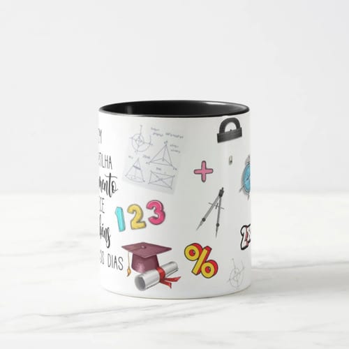 Caneca Presente Dia Dos Professores Professor De Matemática