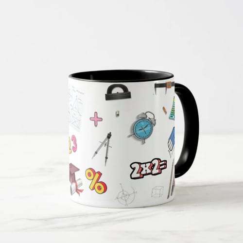 Caneca Presente Dia Dos Professores Professor De Matemática