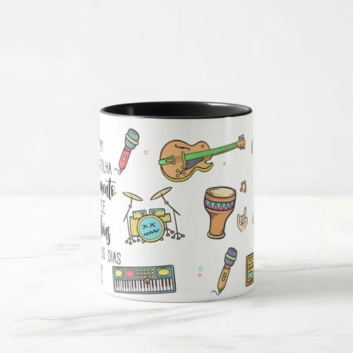 Caneca Presente Dia Dos Professores Professor De Música