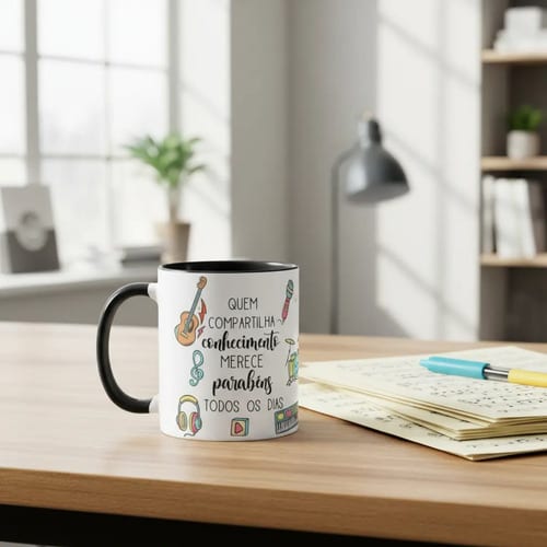 Caneca Presente Dia Dos Professores Professor De Música