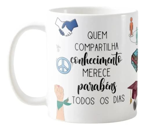 Caneca Presente Dia Dos Professores Professora De Sociologia - Dia dos Professores (Sociologia)
