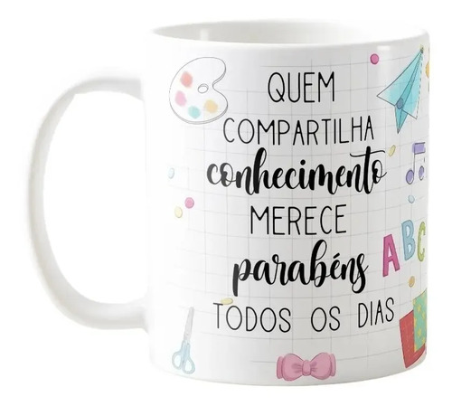 Caneca Presente Dia dos Professores Educação Artística Artes - Dia dos Professores (Educação Artisticas)