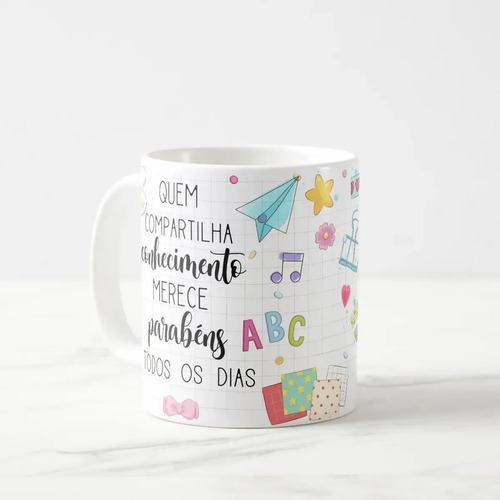 Caneca Presente Dia dos Professores Educação Artística Artes
