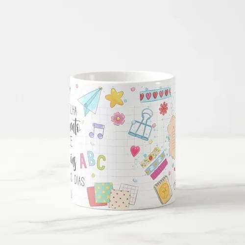 Caneca Presente Dia dos Professores Educação Artística Artes