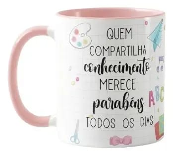 Caneca Presente Dia das Professoras Educação Artística Artes - Dia dos Professores (Artes Visuais)