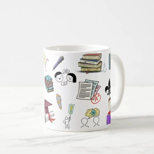 Caneca Presente Dia Dos Professores Língua Portuguesa