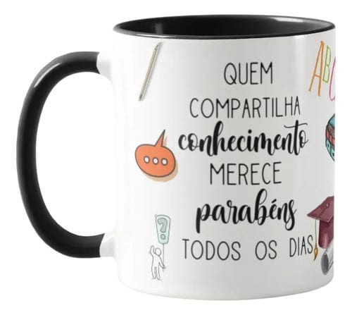 Caneca Presente Dia dos Professores Professora de Português
