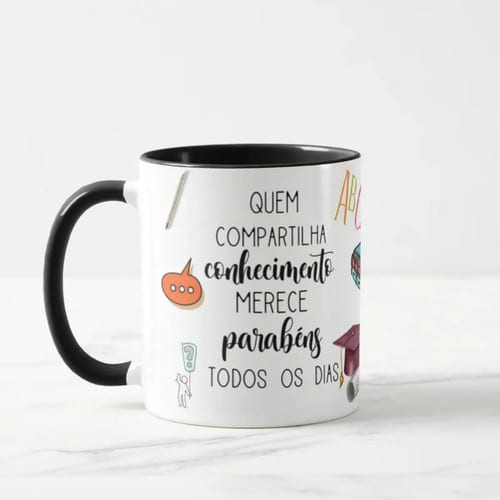 Caneca Presente Dia dos Professores Professora de Português