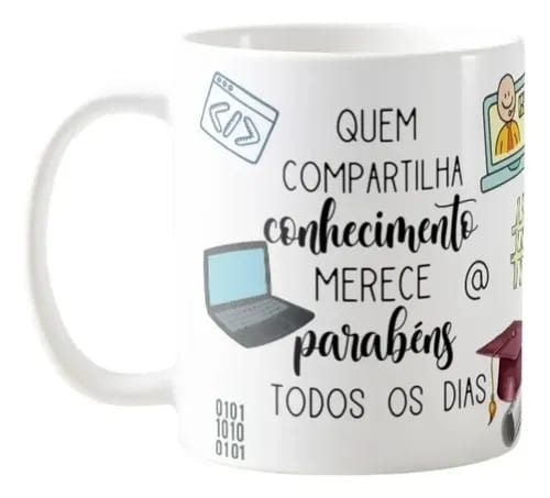 Caneca Presente Dia Dos Professores Professor De Informática - Dia dos Professores (Informática)
