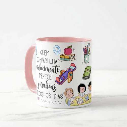 Caneca Presente Dia Dos Professores Professora Infantil Pré