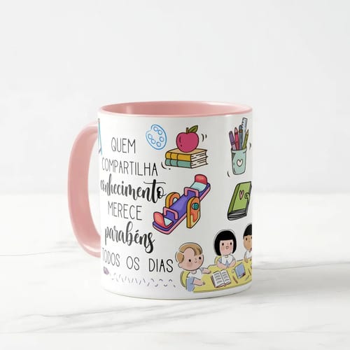 Caneca Presente Dia Dos Professores Professora Infantil Pré