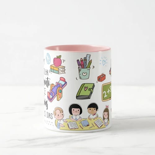 Caneca Presente Dia Dos Professores Professora Infantil Pré