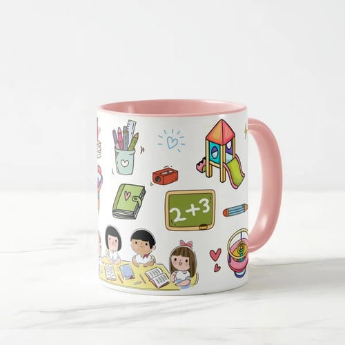 Caneca Presente Dia Dos Professores Professora Infantil Pré