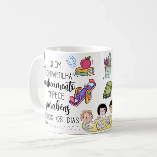 Caneca Presente Dia Dos Professores Professora Pré Escola
