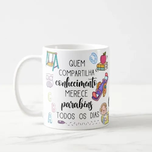 Caneca Presente Dia Dos Professores Professora Pré Escola