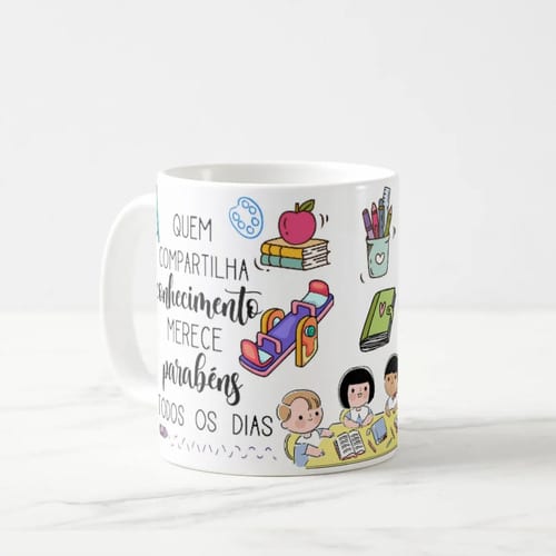 Caneca Presente Dia Dos Professores Professora Pré Escola