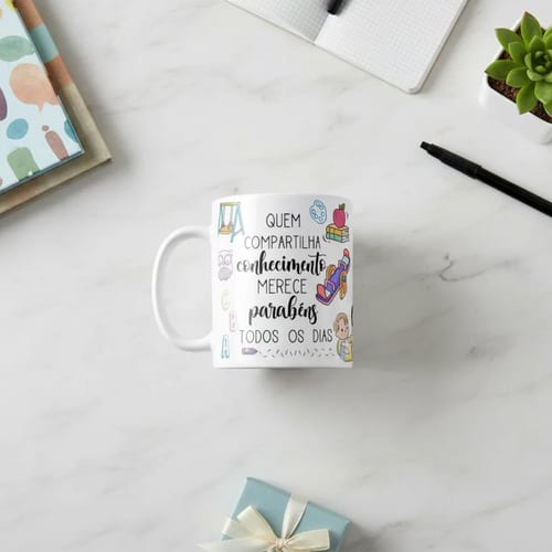 Caneca Presente Dia Dos Professores Professora Pré Escola