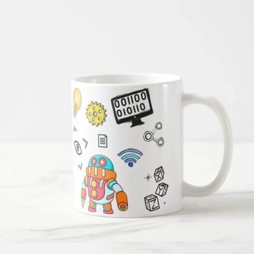 Caneca Presente Dia Dos Professores Professor De Robótica
