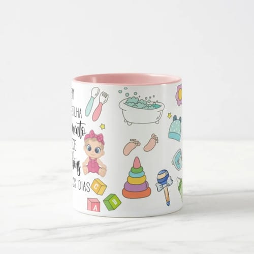 Caneca Presente Dia Dos Professores Para Professora Berçário