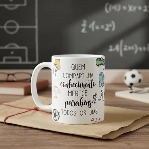 Caneca Presente Dia Dos Professores Professor De Futebol