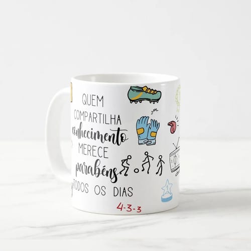 Caneca Presente Dia Dos Professores Professor De Futebol