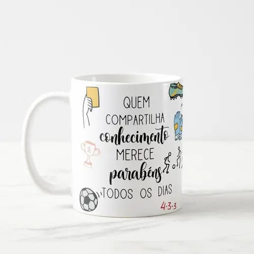Caneca Presente Dia Dos Professores Professor De Futebol