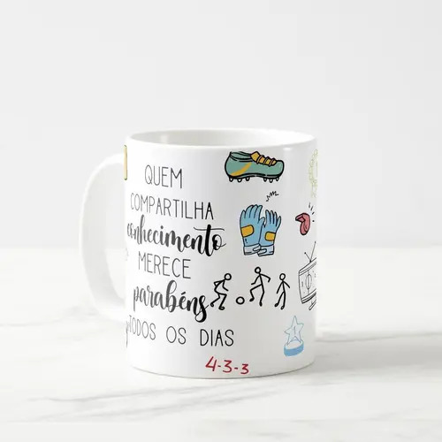 Caneca Presente Dia Dos Professores Professor De Futebol