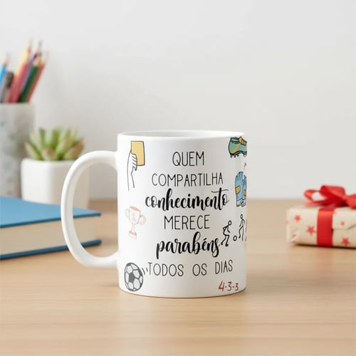 Caneca Presente Dia Dos Professores Professor De Futebol