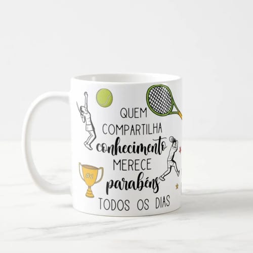 Caneca Presente Dia Dos Professores Professor De Tênis