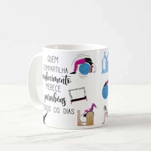 Caneca Presente Dia Dos Professores Professora De Pilates
