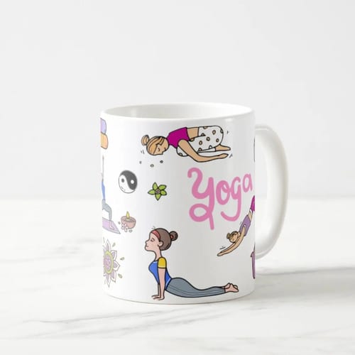 Caneca Professor Ioga Yoga Presente Pronta Entrega