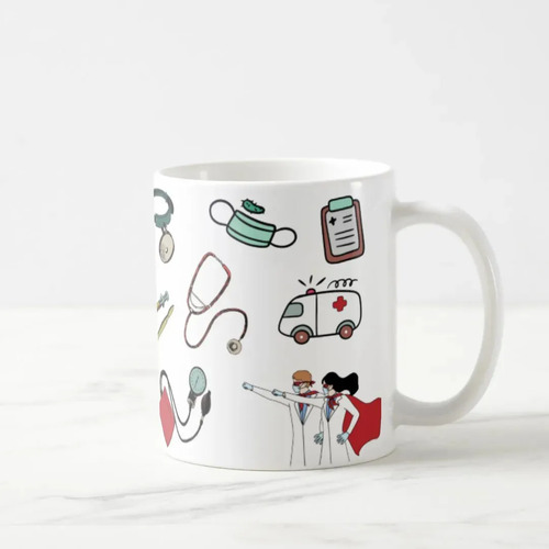 Caneca Personalizada Medicina Presente Agradecimento Médicos