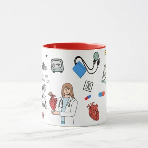 Caneca Cardiologia Presente Criativo Cardiologista Especial