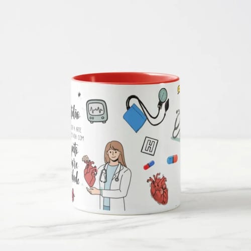 Caneca Cardiologia Presente Criativo Cardiologista Especial