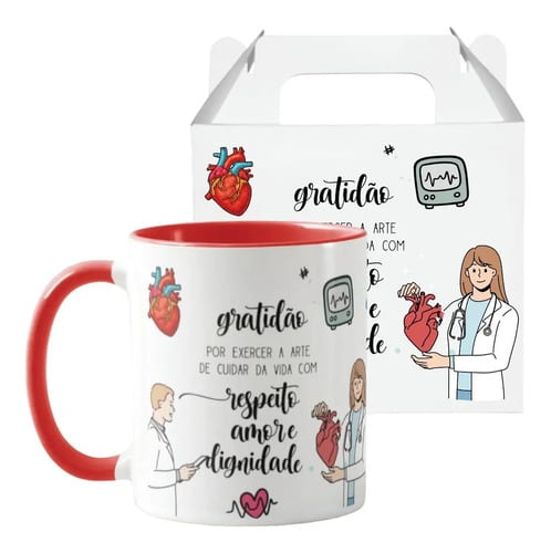Caneca Cardiologia Presente Criativo Cardiologista Especial