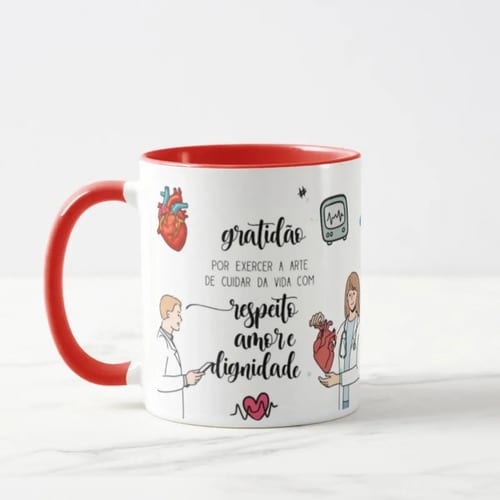 Caneca Cardiologia Presente Criativo Cardiologista Especial