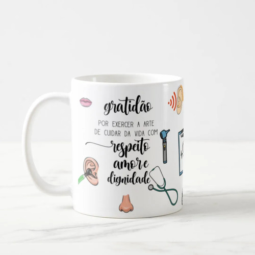 Caneca Personalizada Presente para Otorrinolaringologista
