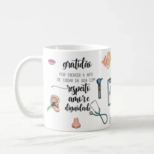 Caneca Personalizada Presente para Otorrinolaringologista