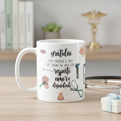 Caneca Personalizada Presente para Otorrinolaringologista