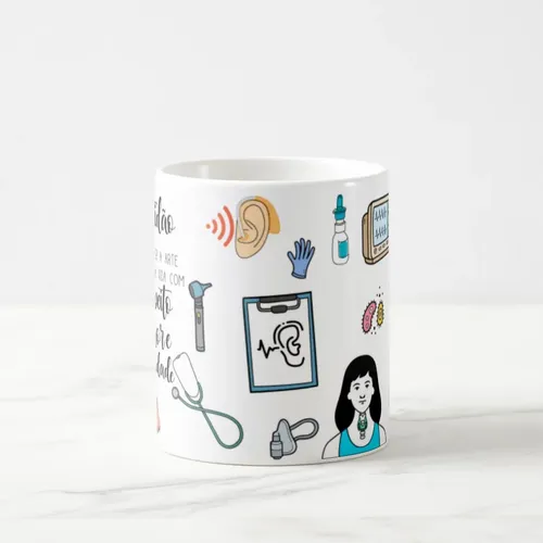 Caneca Personalizada Presente para Otorrinolaringologista