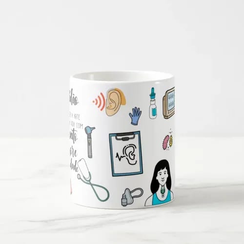 Caneca Personalizada Presente para Otorrinolaringologista