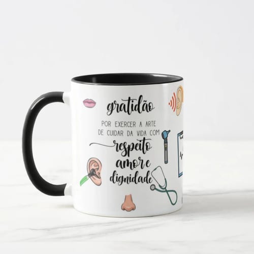 Caneca Presente Médico Medicina Otorrinolaringologia