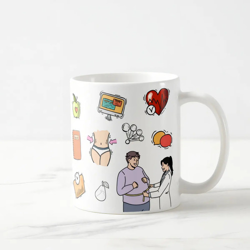 Caneca Personalizada Profissão Nutrição para Nutricionista