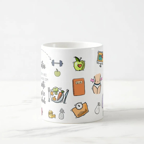 Caneca Personalizada Profissão Nutrição para Nutricionista