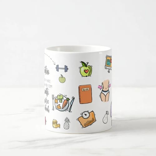 Caneca Personalizada Profissão Nutrição para Nutricionista